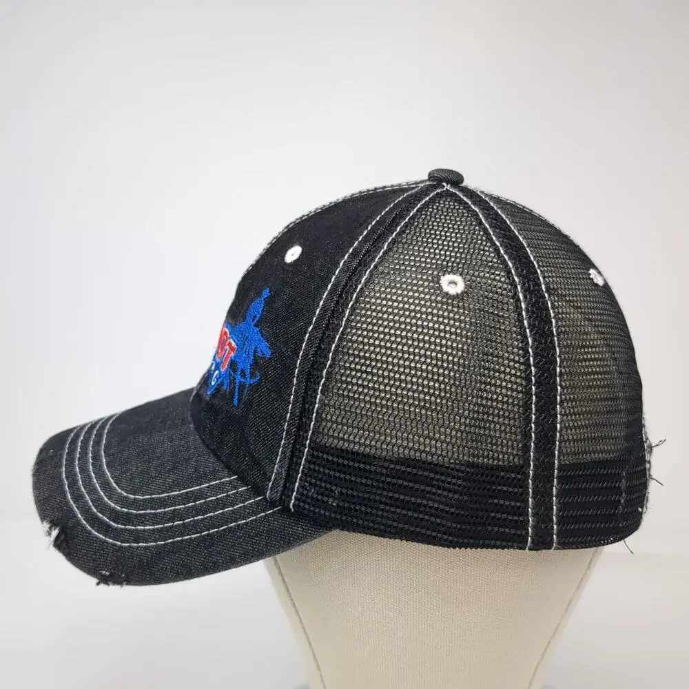 Heritage Global Baseball Cap Black One Size Patriot Reining Horse Mesh Back Hat